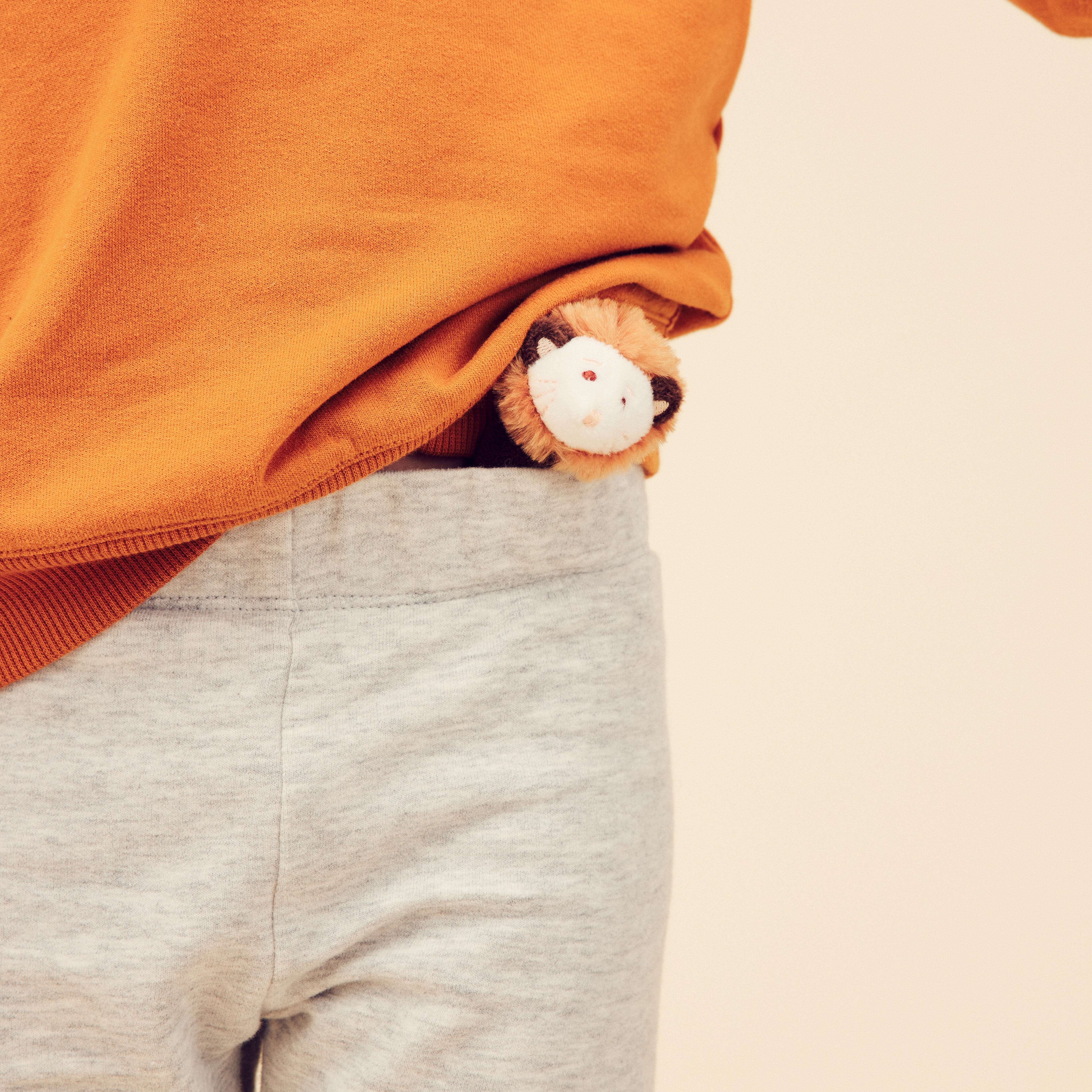 Kids' Basic Regular-Fit Bottoms - Grey