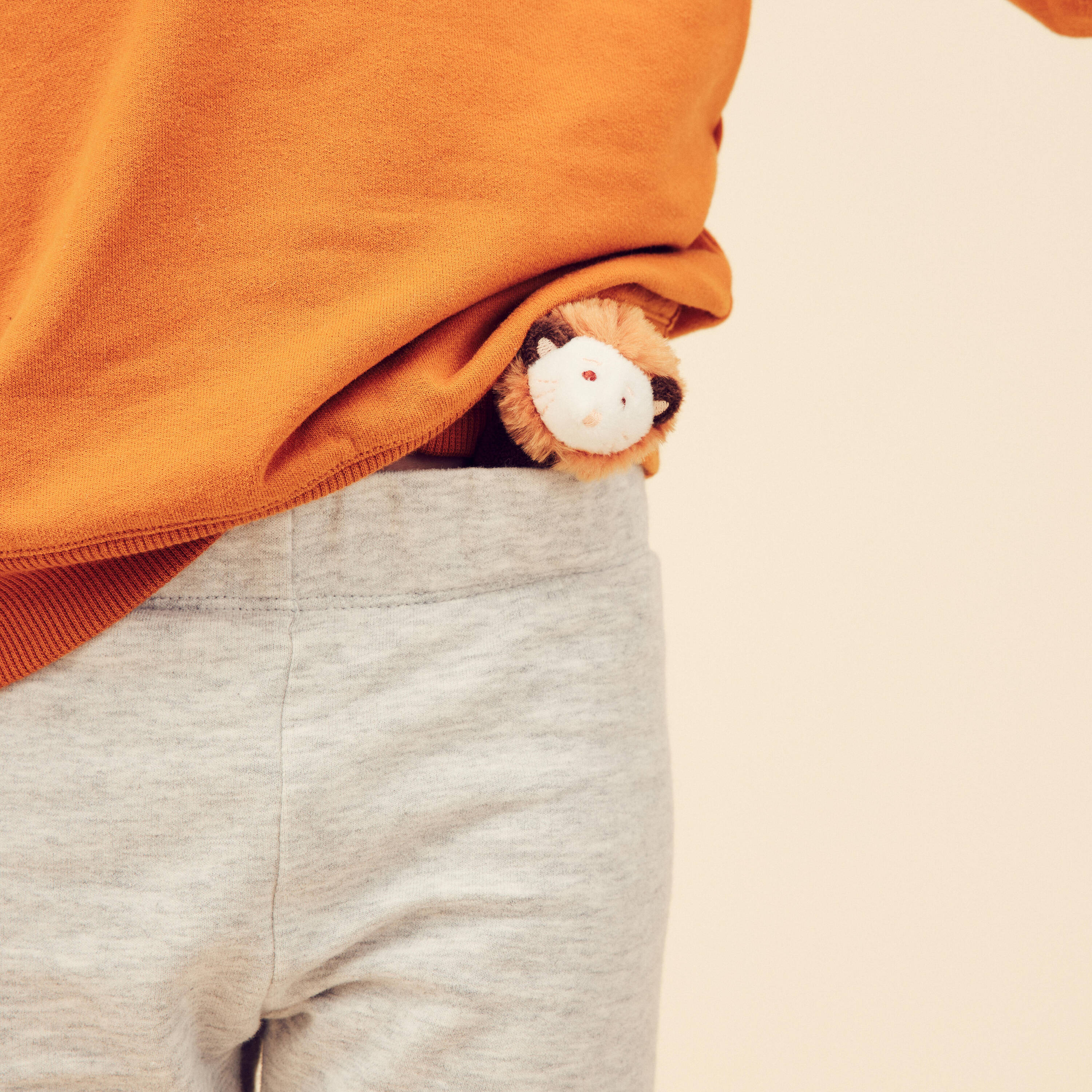 Kids' Basic Regular-Fit Bottoms - Grey -  4