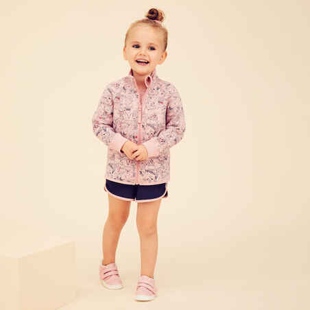 Kids' Reversible Jacket 500 - Pink