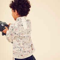 Kids' Unisex Reversible Zip Jacket - Beige