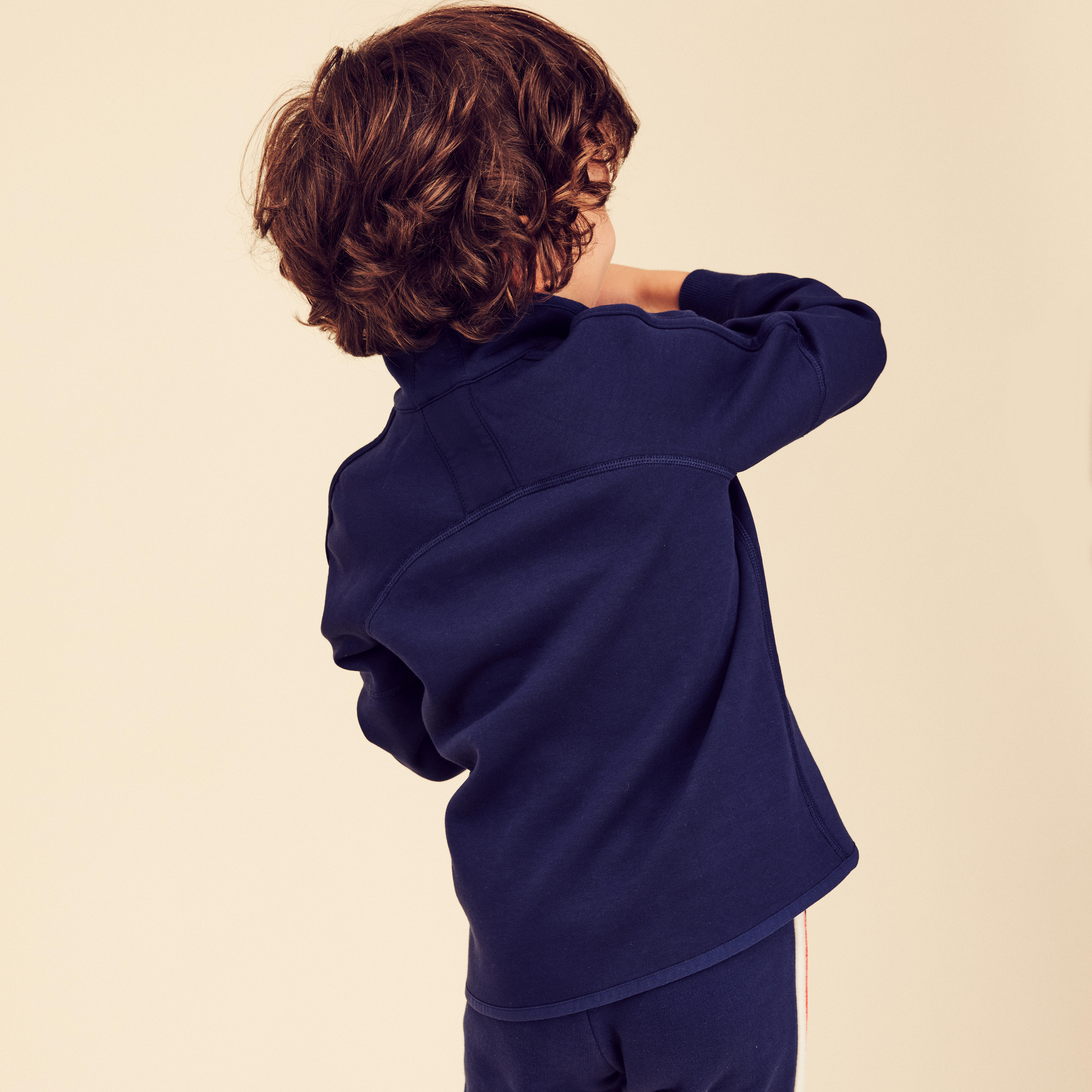 Children's reversible jacket - 500 Bleu Marine