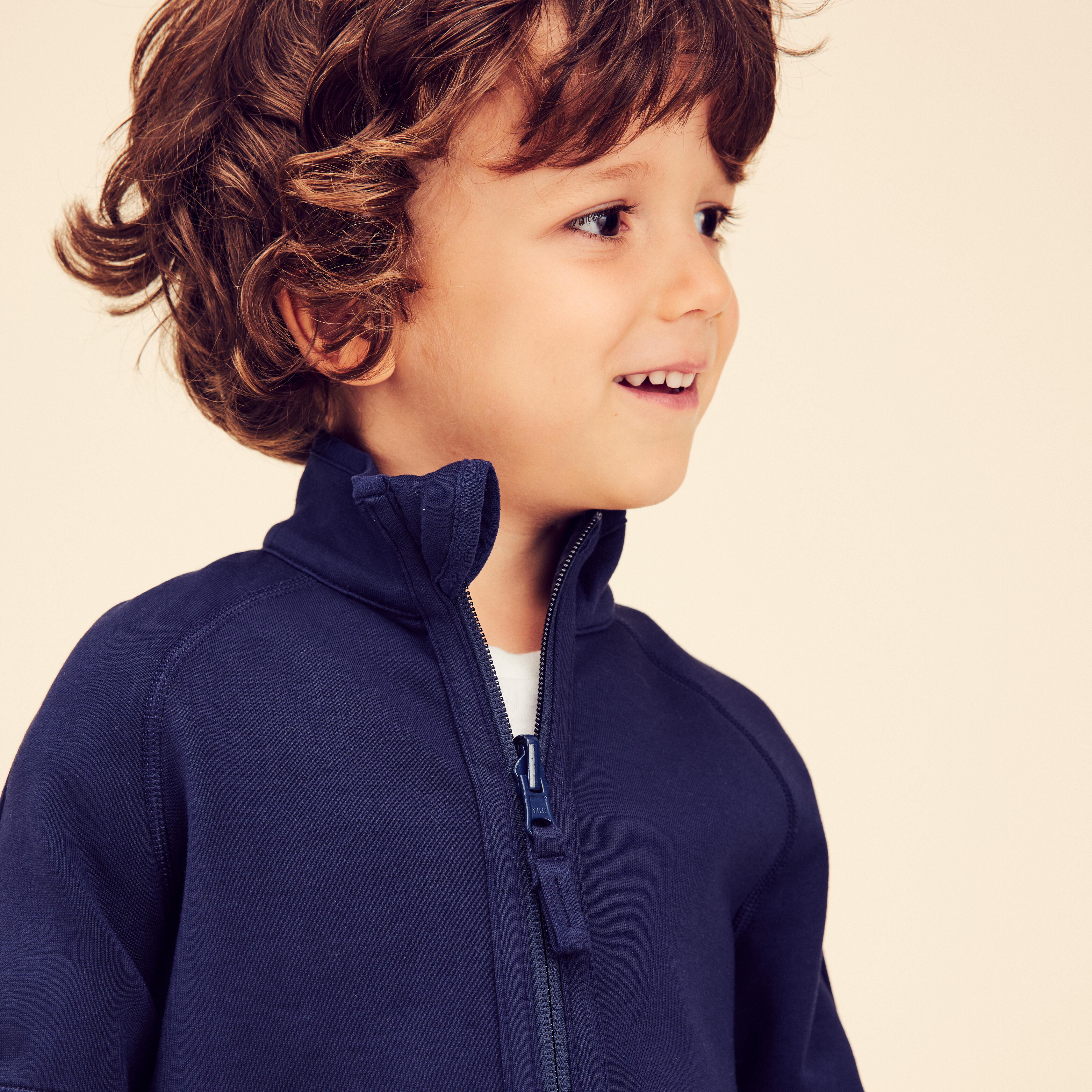 Children's reversible jacket - 500 Bleu Marine