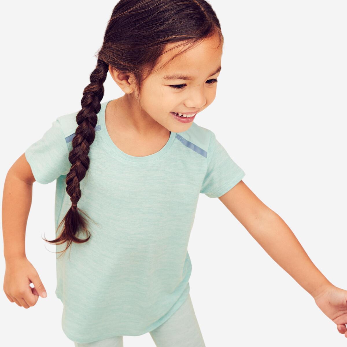 T-shirt babygym léger et respirant enfant, Bleu