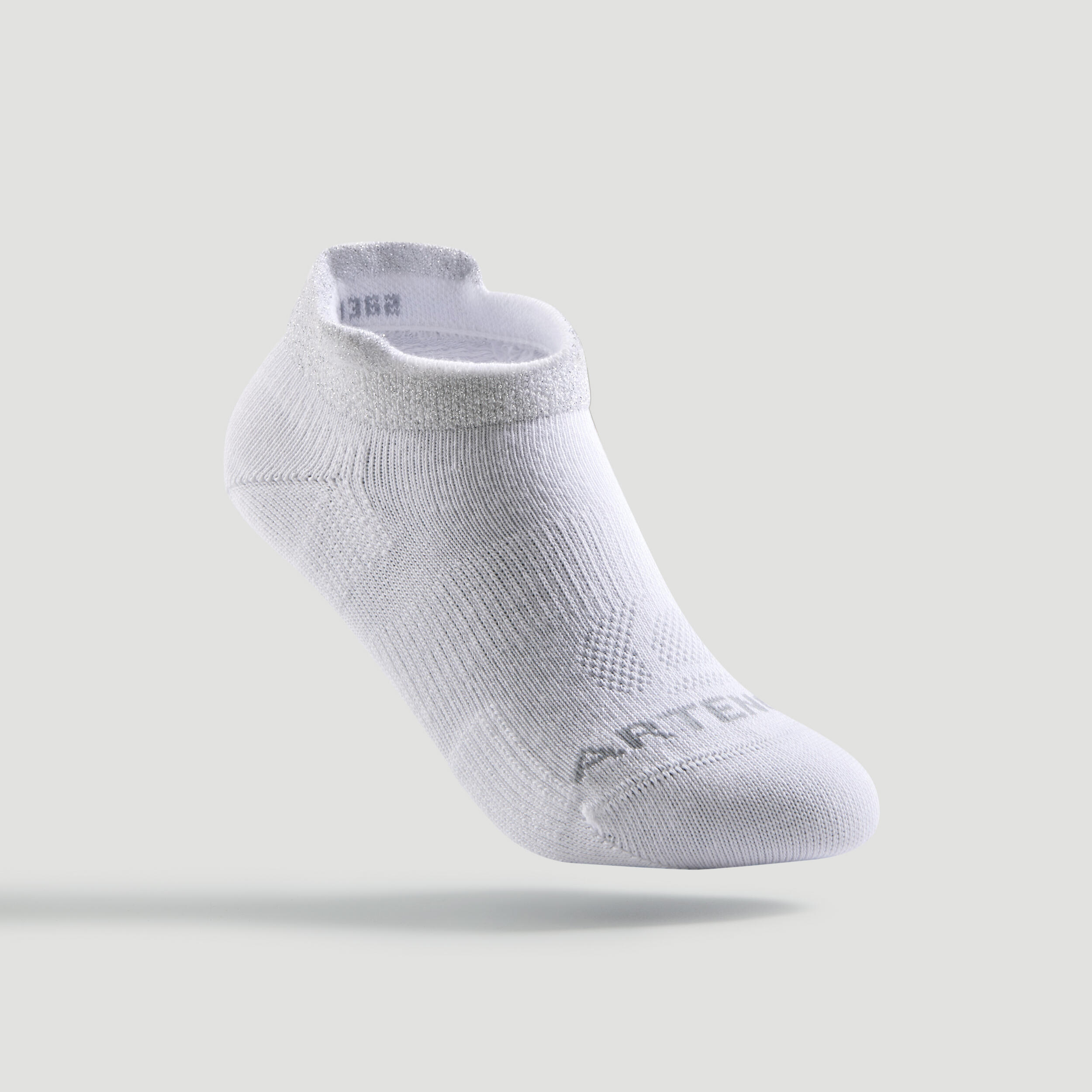 Chaussettes de tennis basses x3 enfant - RS 160 blanc - ARTENGO