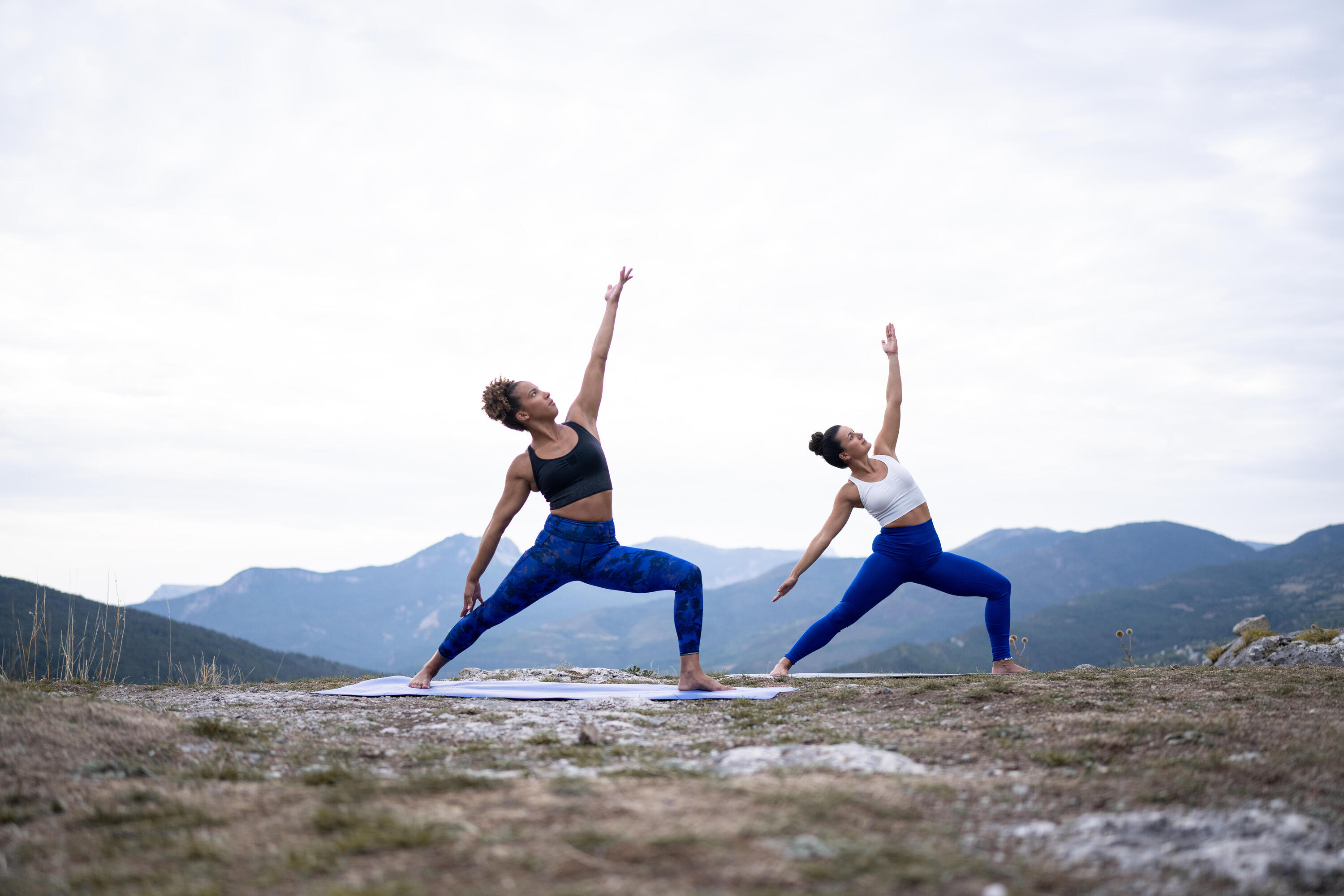 Women's Seamless Long Yoga Leggings - Indigo 7/8