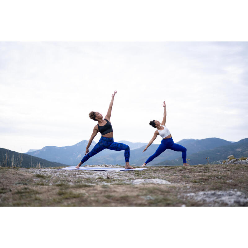 Women's Seamless Long Yoga Leggings - Indigo
