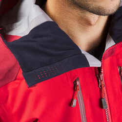 Men’s waterproof durable mountaineering jacket, red