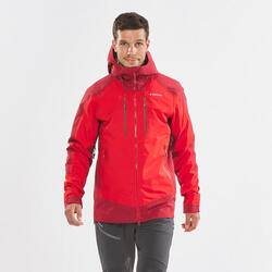 SIMOND Erkek Dağcılık Teknik Ceket Yağmurluk - Kırmızı - Alpinism Evo