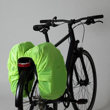 Regenhülle für Doppel-Fahrradtasche Rucksack für Gepäckträger