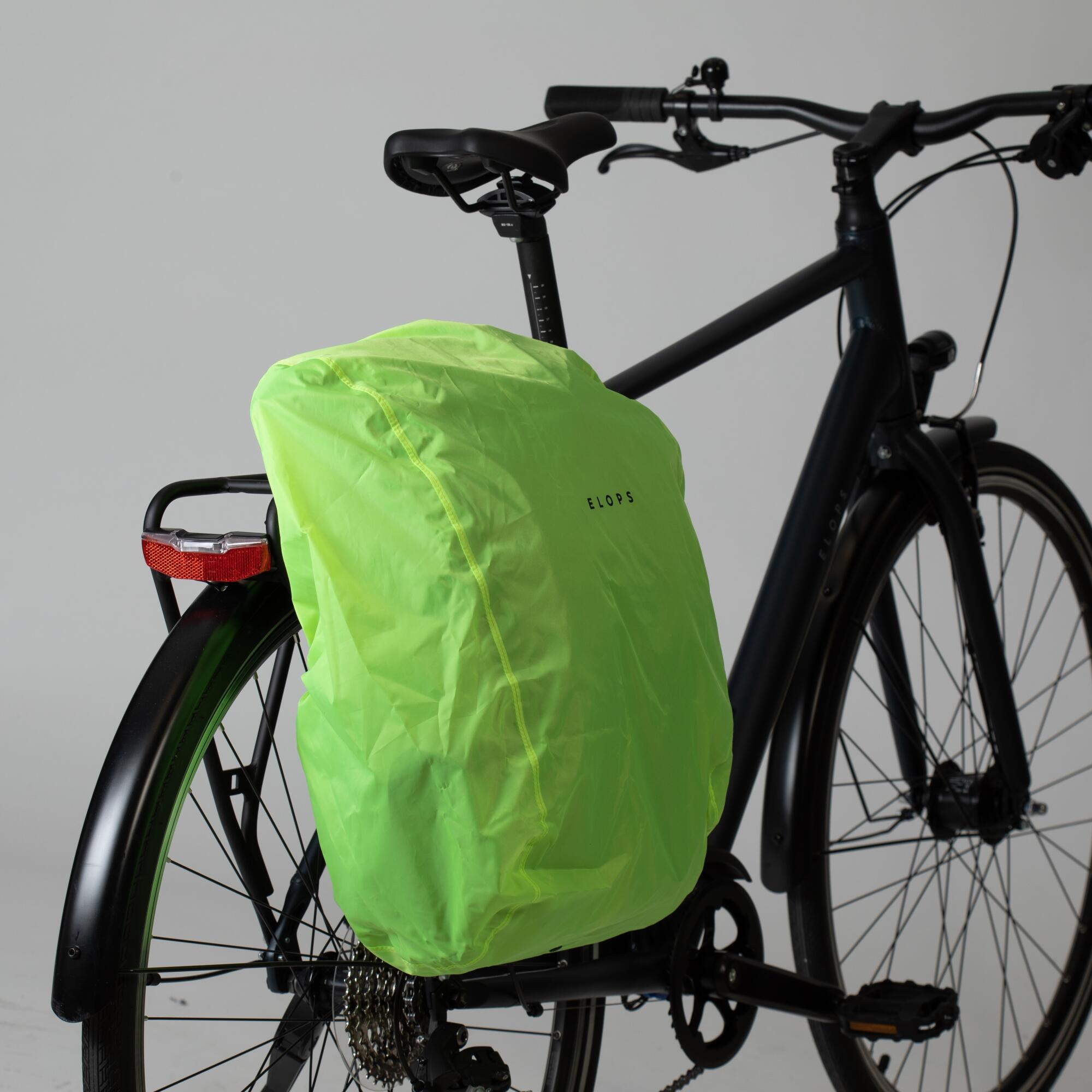 ELOPS Plášť na batoh na nosič batožiny nepremokavý reflexný žltý zelená