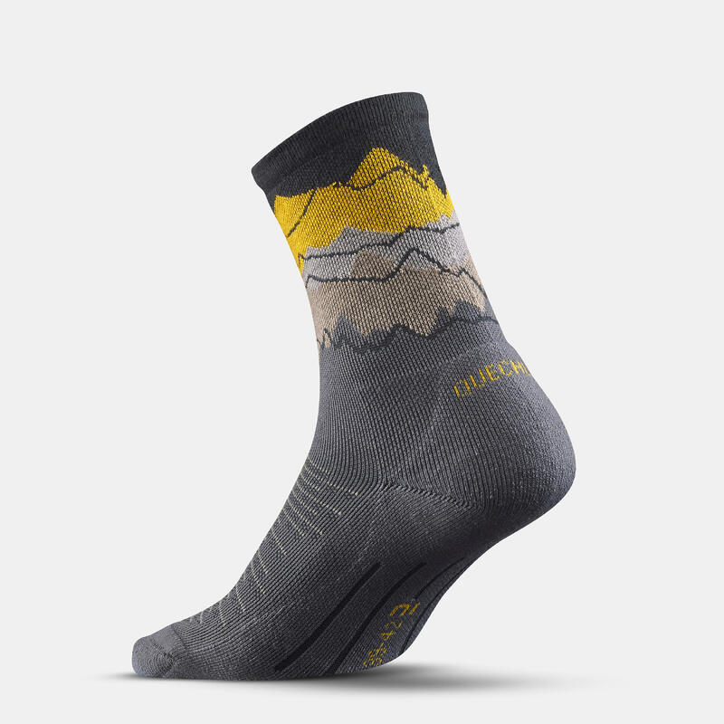 Chaussette Hike 100 High  - Série Limitée Grise - Lot de 2 paires