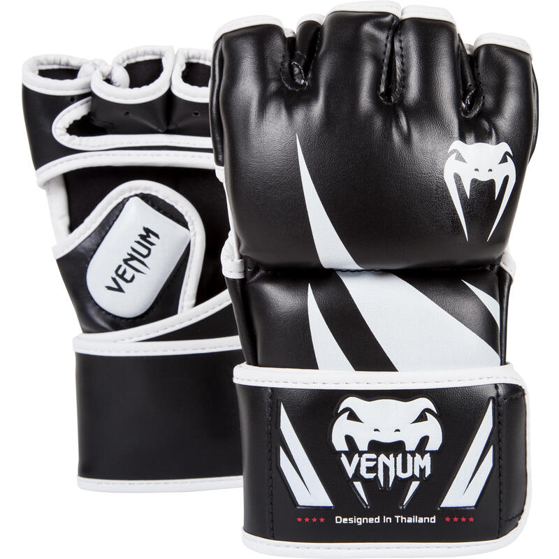 MMA handschoenen voor training Challenger wit zwart
