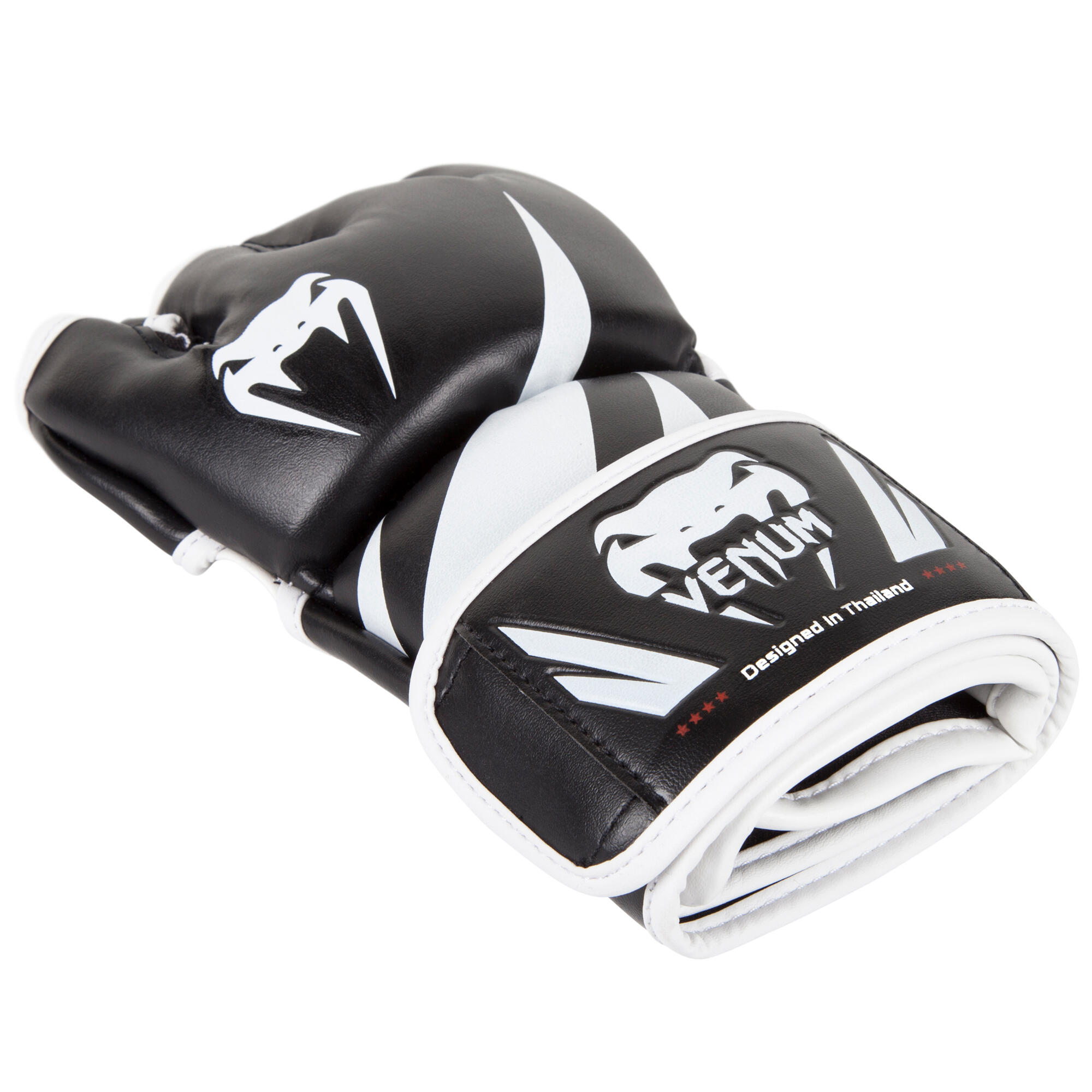 MMA Training Mitts Challenger - White / Black 5/5