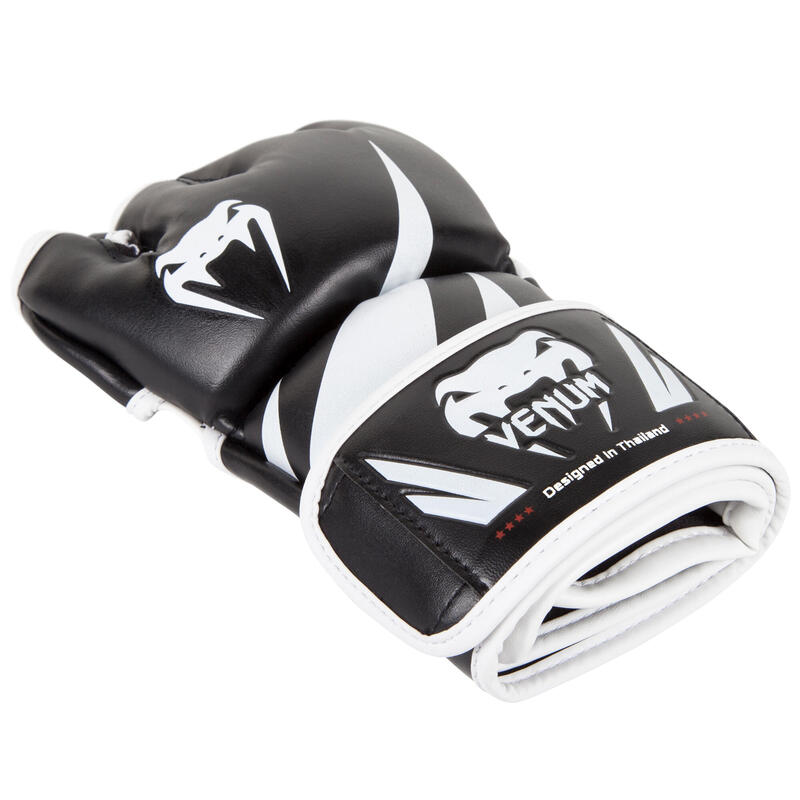 MMA handschoenen voor training Challenger wit zwart