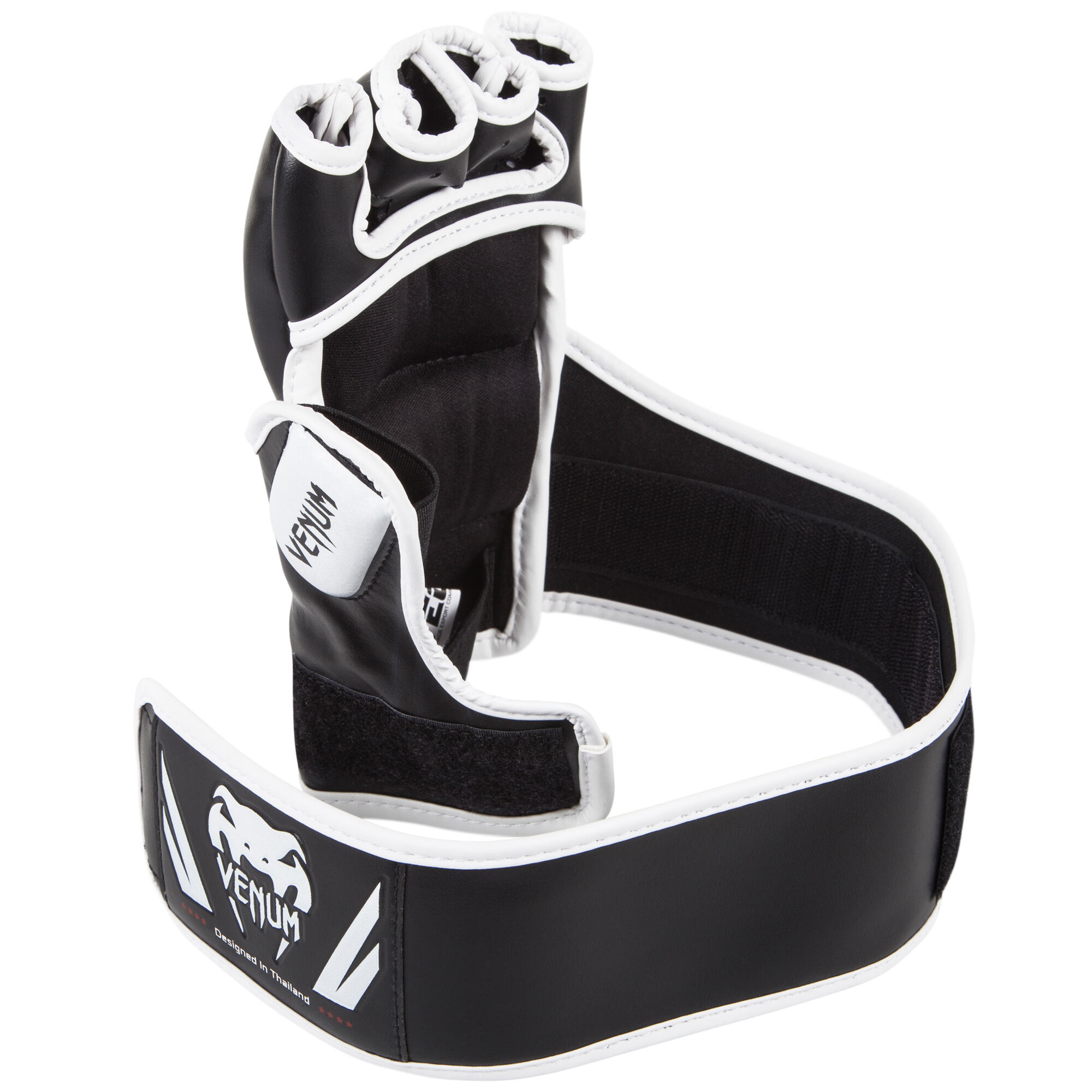 MMA Training Mitts Challenger - White / Black 2/5