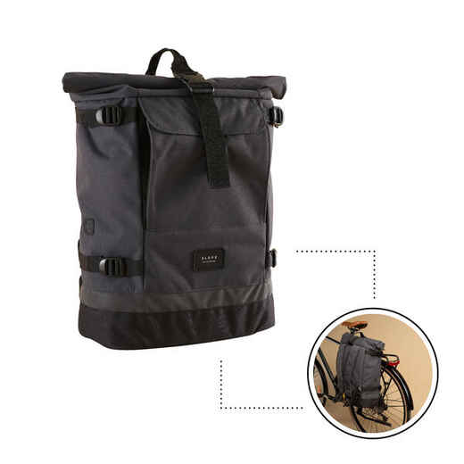 
      Fahrradtasche Gepäcktasche Rucksack 1×25 Liter 
  