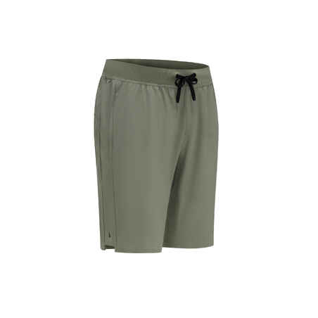 Pantalón corto chándal short Hombre Domyos 500 verde