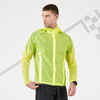 KIPRUN LIGHT SHOWERPROOF MEN'S RUNNING JACKET - YELLOW