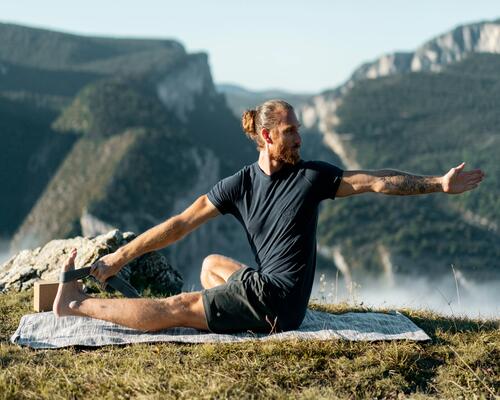comment utiliser sangle yoga