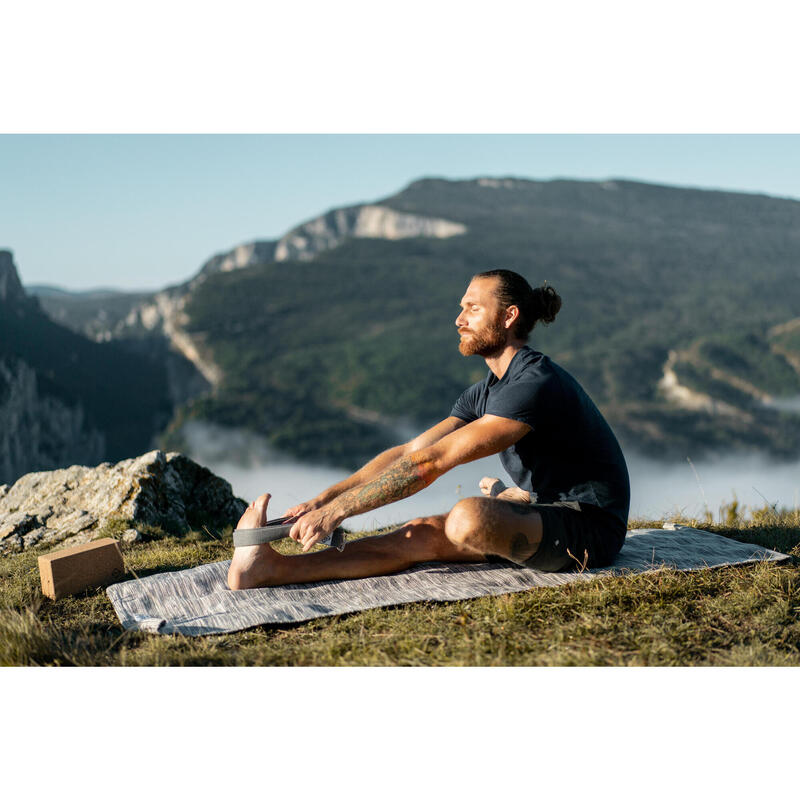 Tricou Yoga Ușoară Bleumarin Bărbați 
