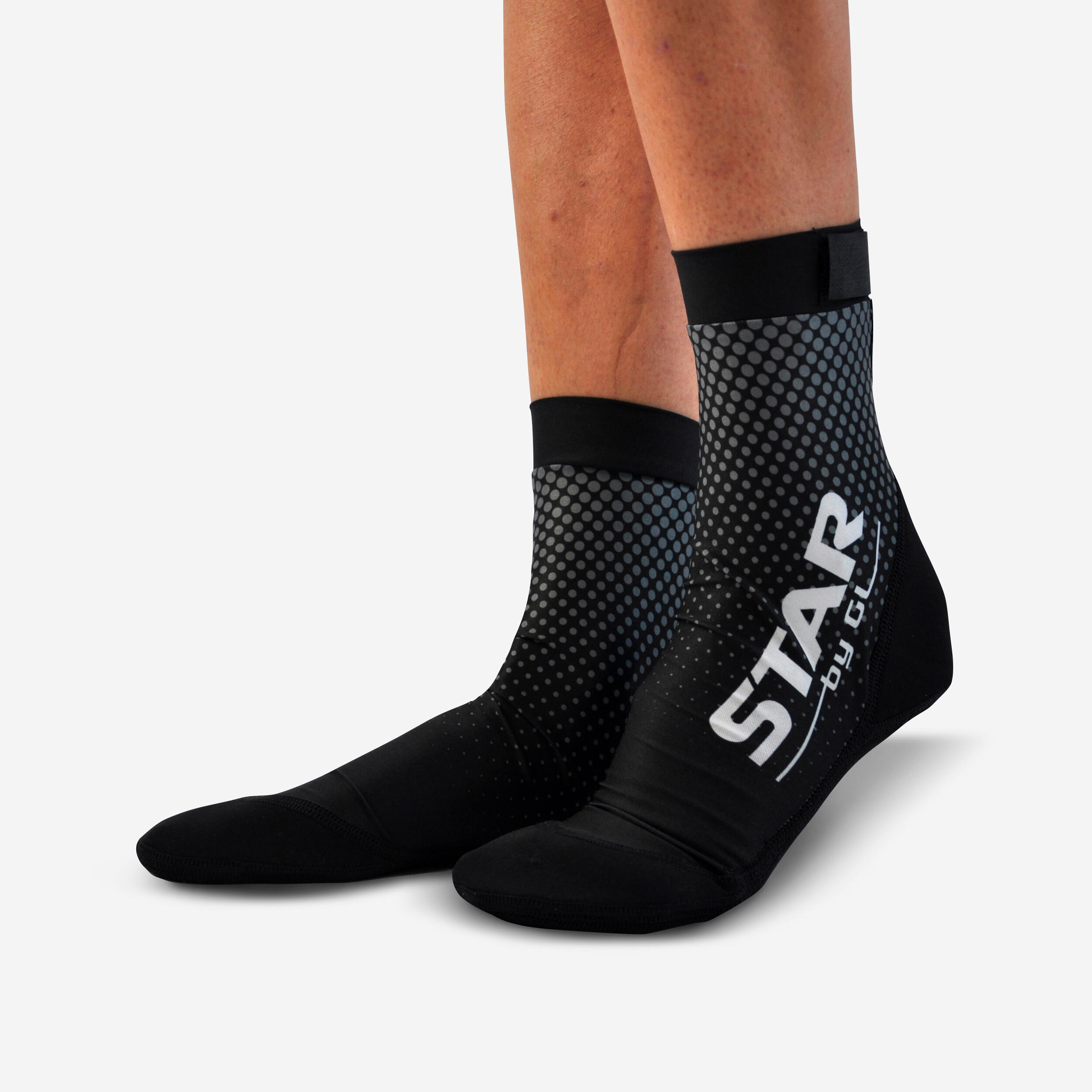 STAR BY GL Adult Beach Sports Sand Socks - Black
