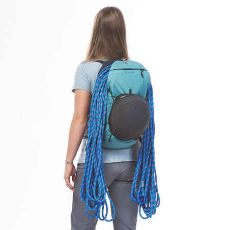 Climbing Backpack 20 Litres ROCK 20 Turquoise - Decathlon