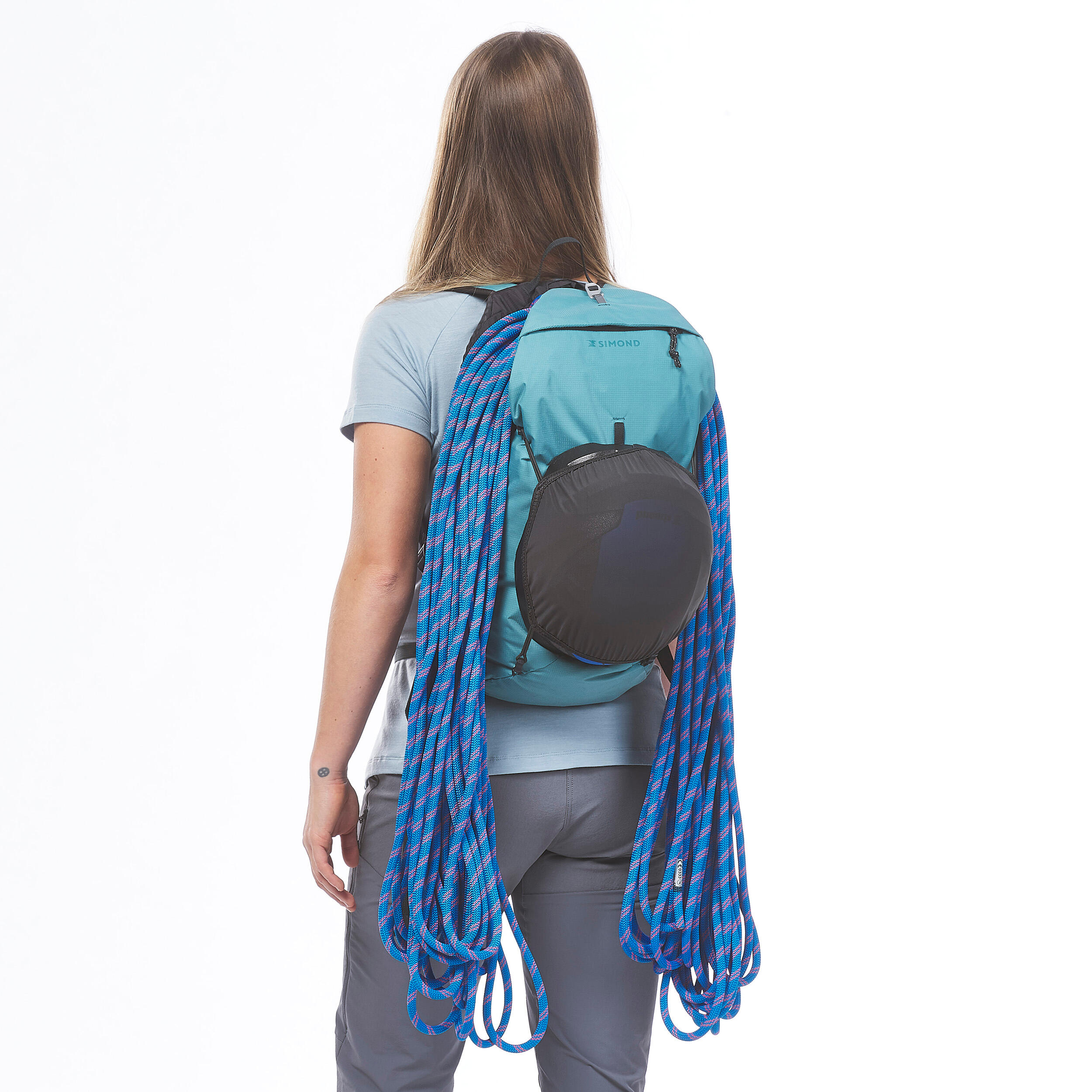 Climbing Backpack 20 Litres ROCK 20 Turquoise 4/16