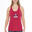 Camiseta de escalada y montaña tirantes Mujer Simond Vertika rojo