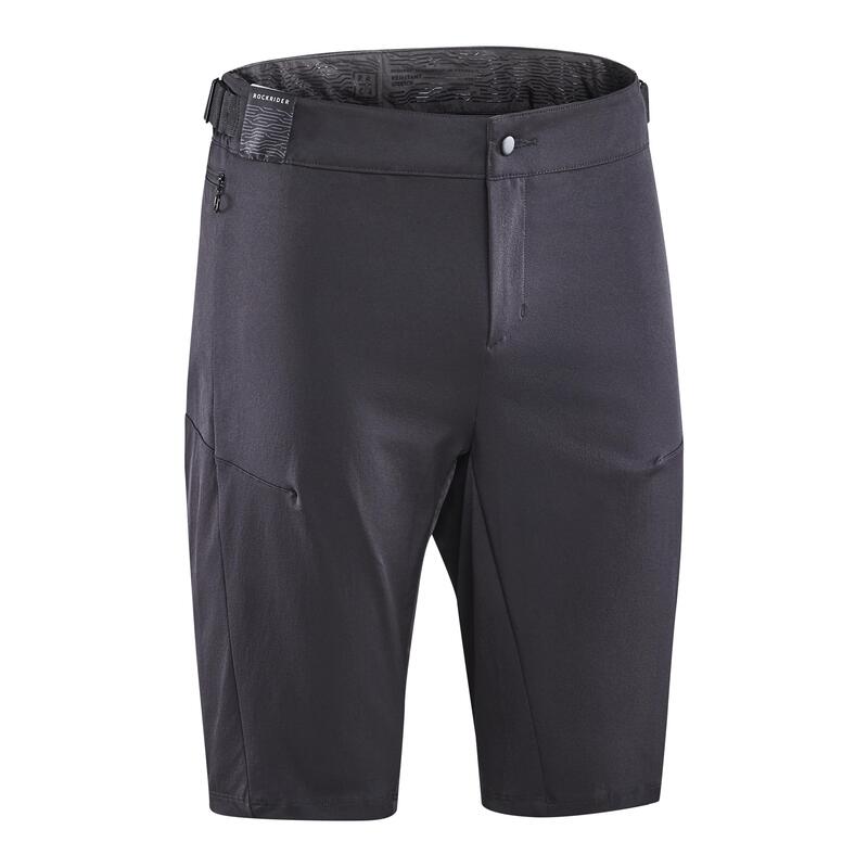 Fitted MTB Shorts Rockrider Race - Black