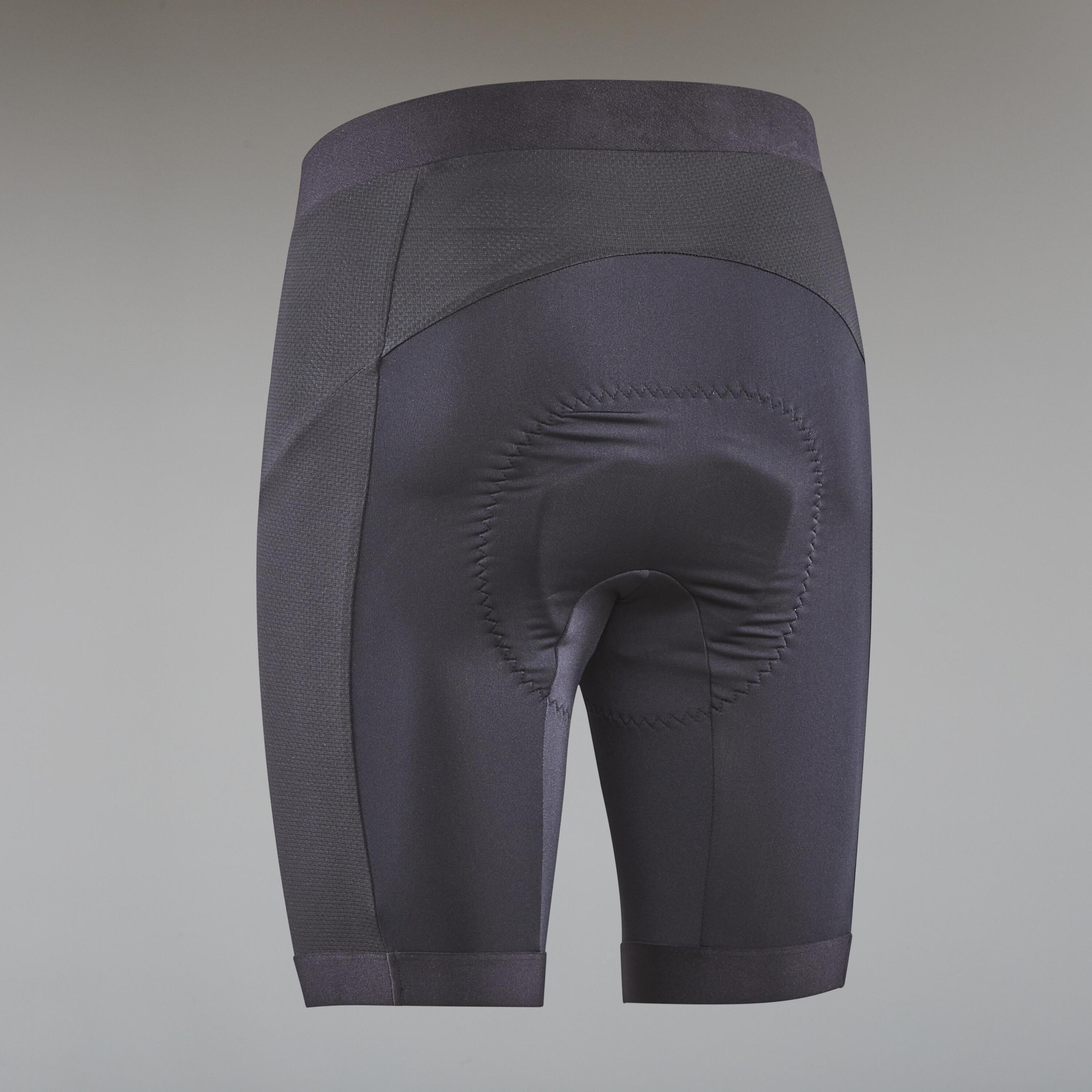Men's 2-in-1 Mountain Bike Combo Shorts/Undershorts Expl 500 - Black  ROCKRIDER