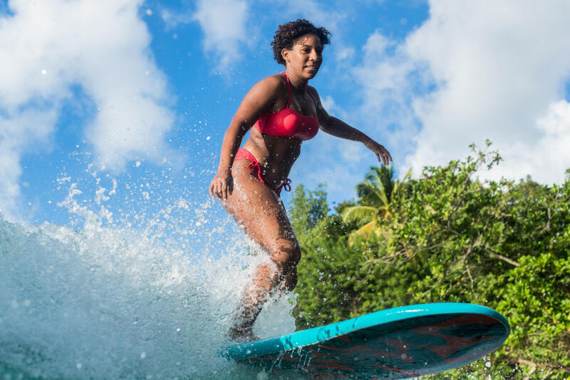 Góra kostiumu kąpielowego surfingowego damska Olaian Laura