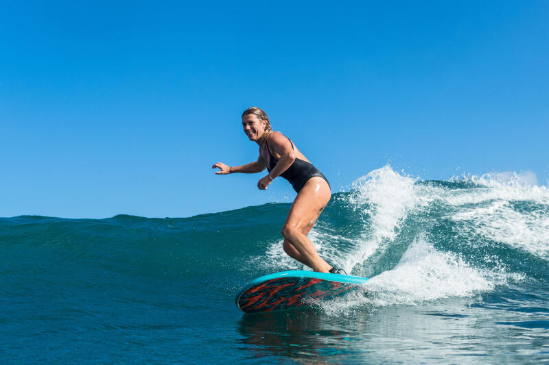 Kostium kąpielowy jednoczęściowy surfingowy damski Olaian Caro