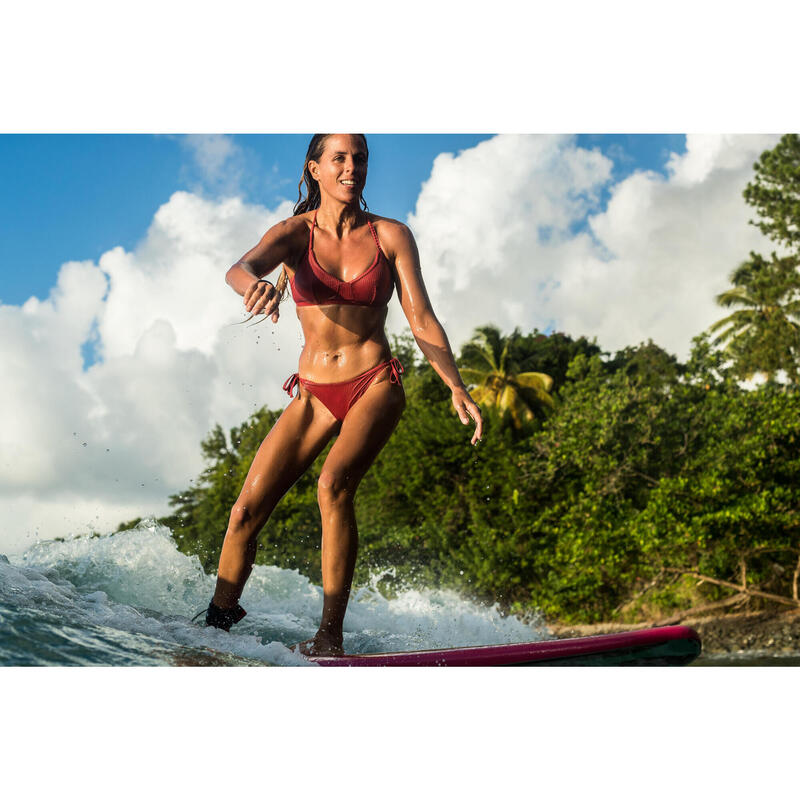 Bikinihose seitlich gebunden Surf Sofy Damen rosa