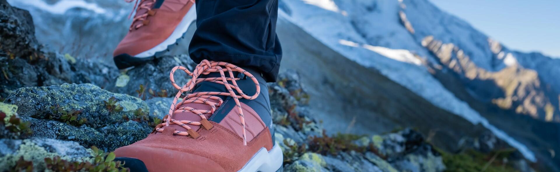 Contact technology: all-terrain hiking shoes