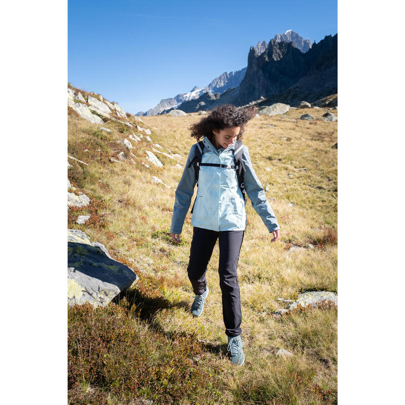 Veste imperméable de randonnée montagne - MH100 - Femme