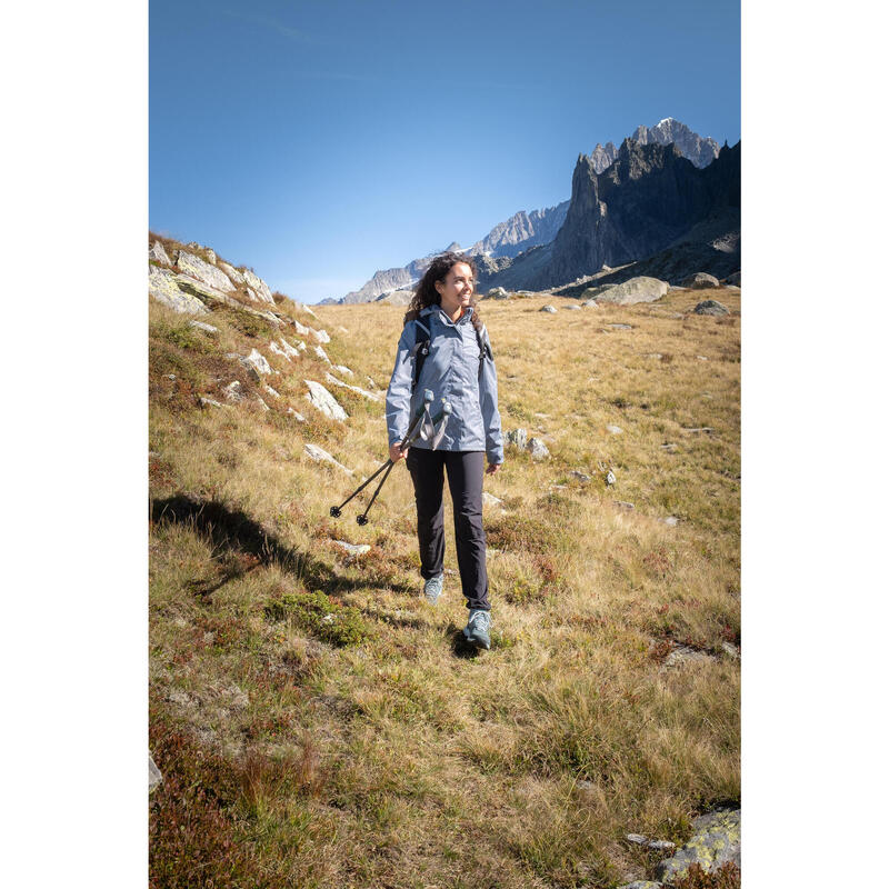 Damesregenjas voor bergwandelen NH500