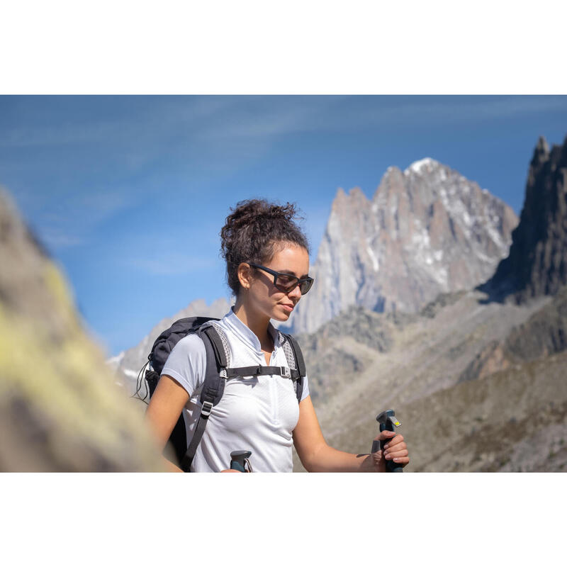T-shirt trekking donna MH900 grigio chiaro