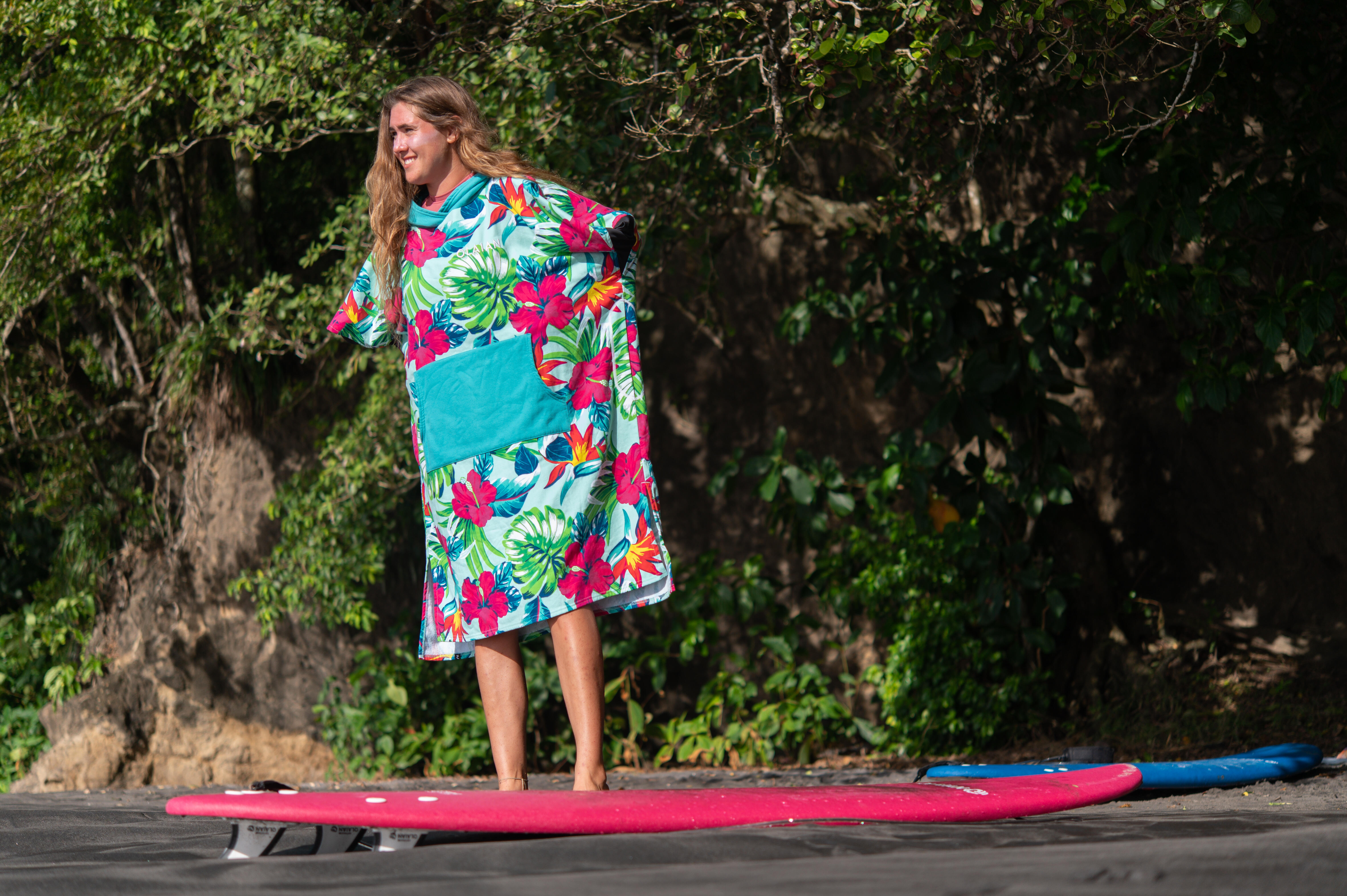 PONCHO SURF 500 ADULT Stampa Bora