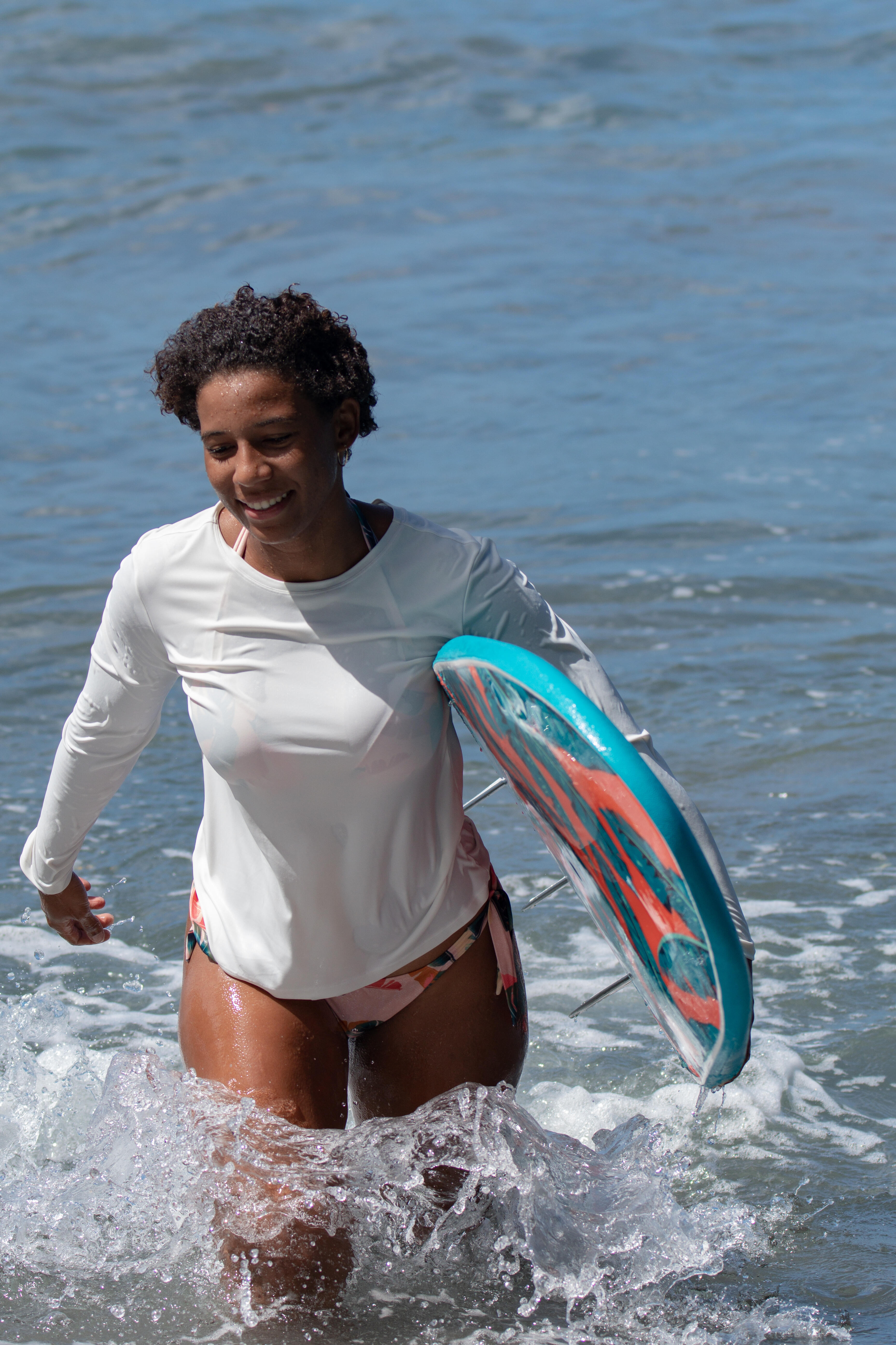 Chandail de surf anti-uv à manches longues – Femmes - OLAIAN