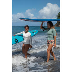TEE SHIRT ANTI UV FEMME MANCHES LONGUES SURF MALOU GREIGE (SANS