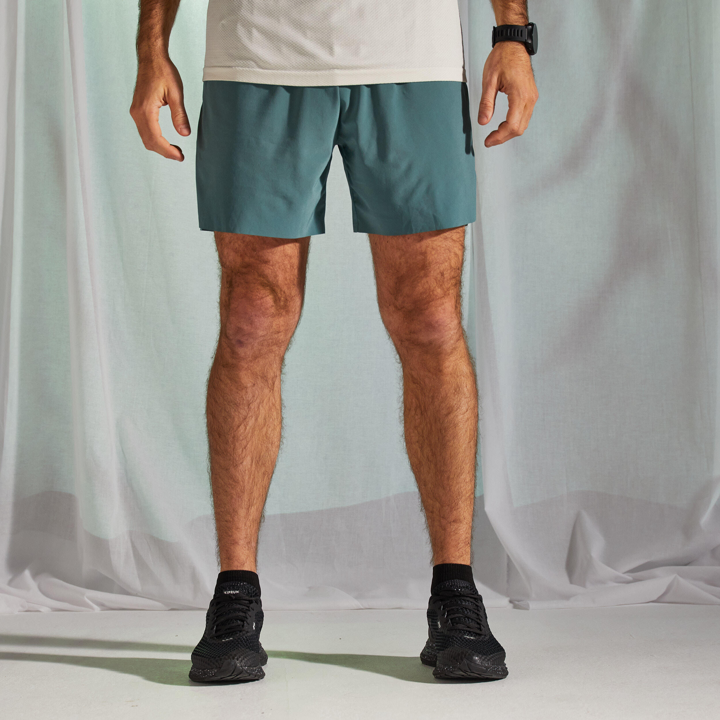 KIPRUN Men's Running Light Shorts Light - limited edition green