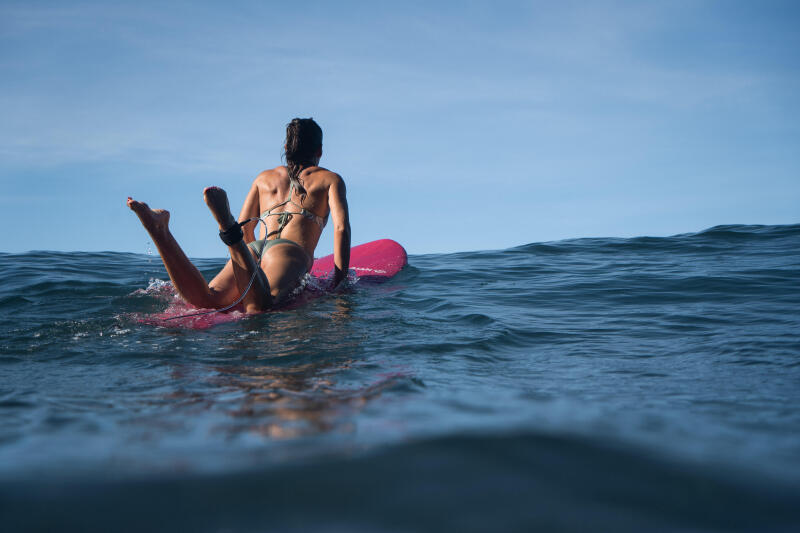 Góra kostiumu kąpielowego surfingowego damska Olaian Bea Plant