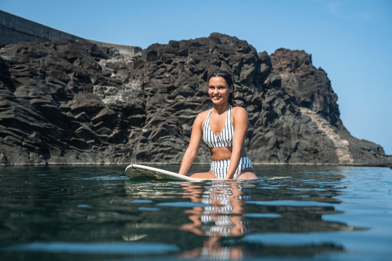 Góra kostiumu kąpielowego surfingowego damska Olaian Agatha Marin