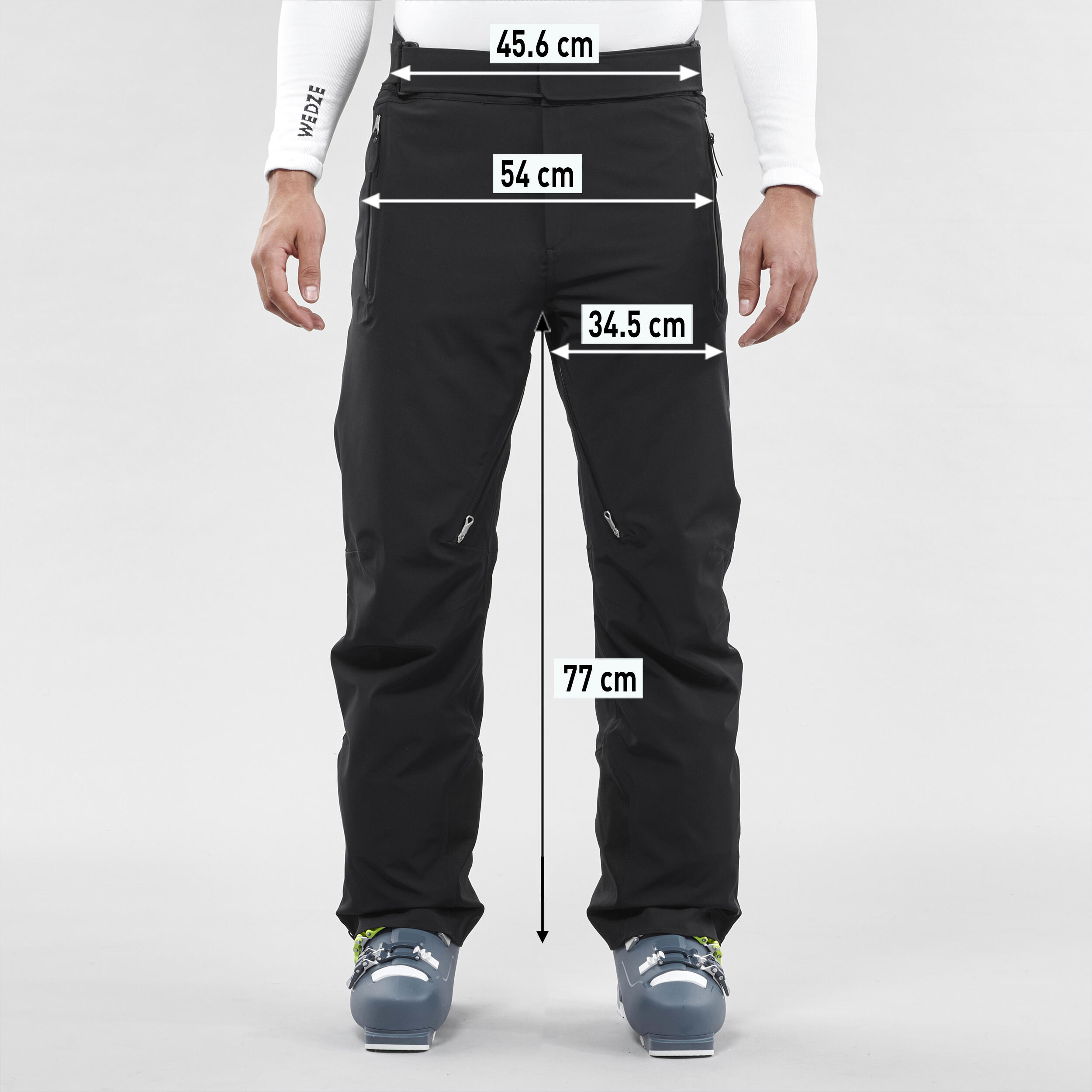 Pantaloni sci uomo 980 neri WEDZE | DECATHLON