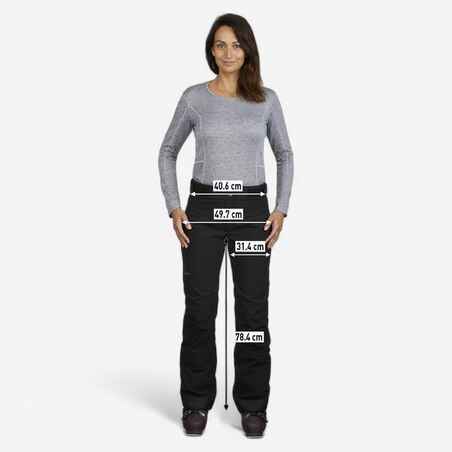 Women's Downhill Ski Trousers - Black
