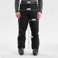 Men’s Warm Ski Trousers Regular 500 - Black