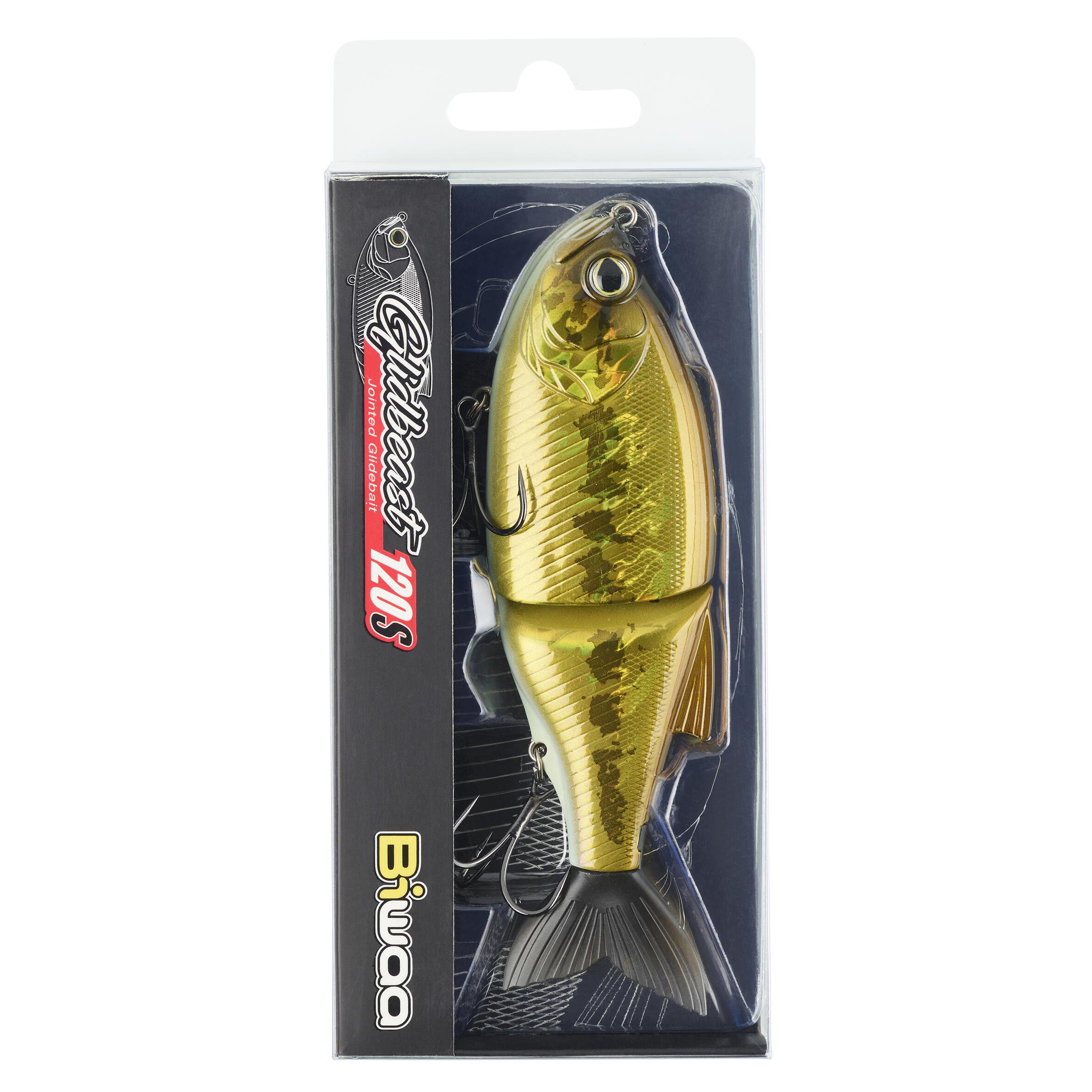 DECATHLON Prívlačová nástraha Biwaa Glidbeast 120S Blackbass bez · záber 5