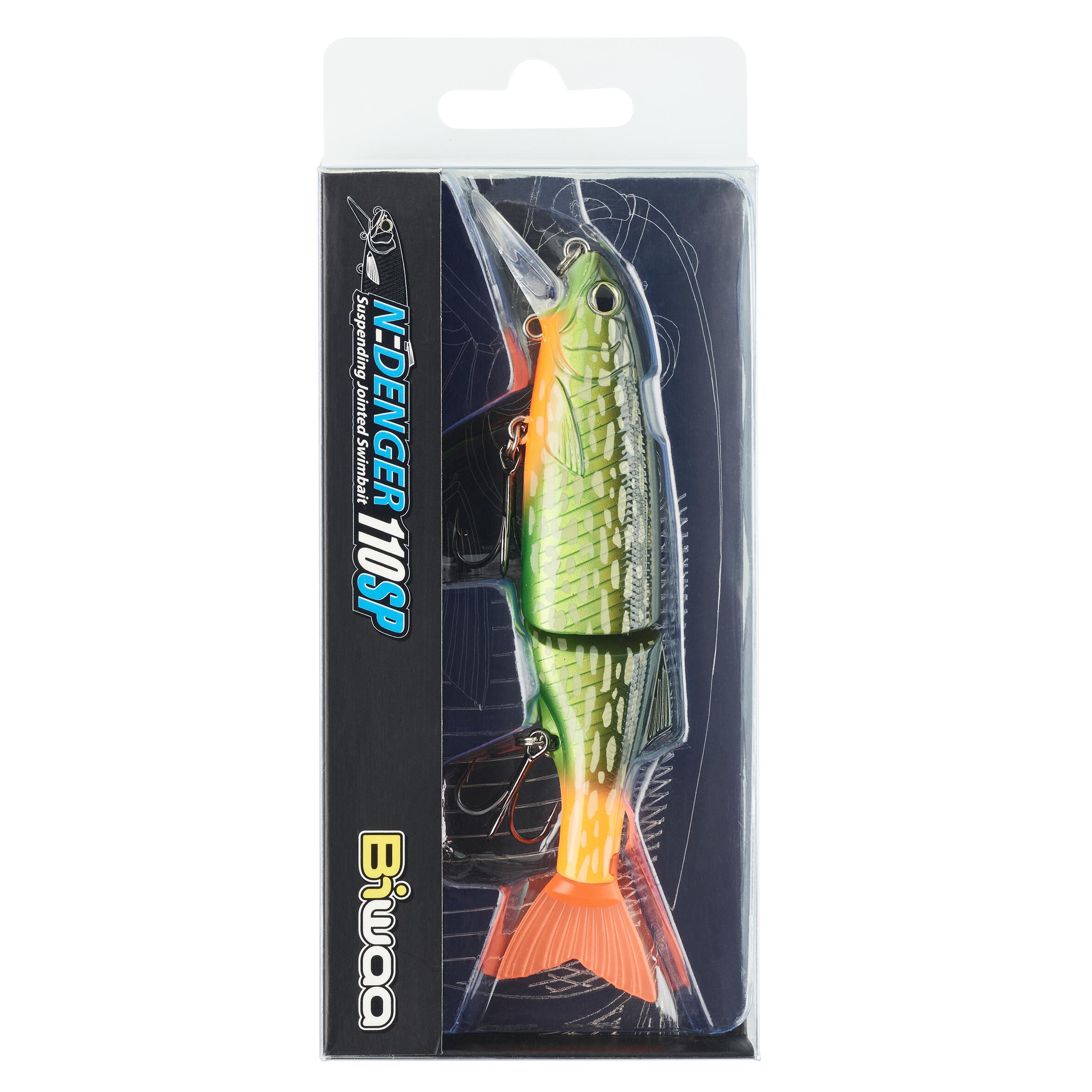 DECATHLON Privlačová nástraha Biwaa Ndenger 110SP Fire Pike bez · záber 5