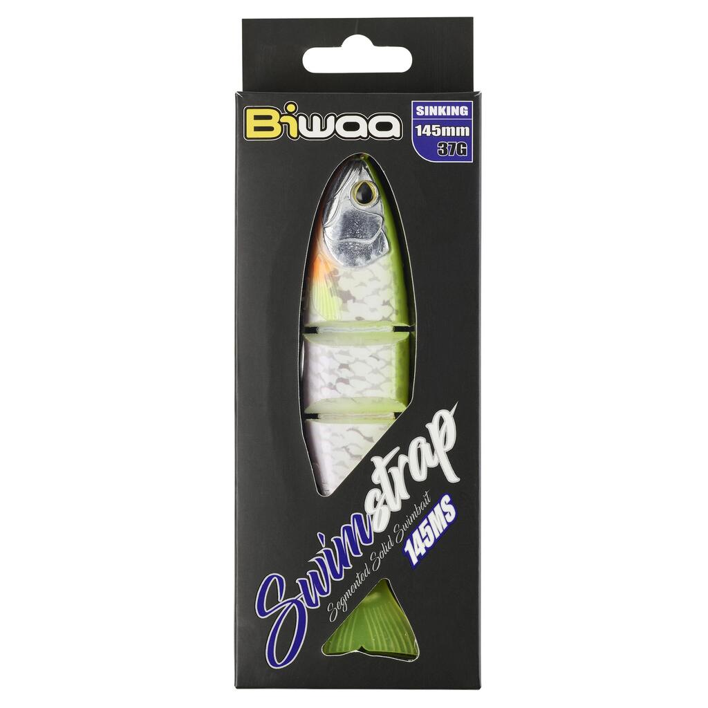 Varalica sa žutim leđima za ribolov štuke BIWAA SWIMSTRAP 145S