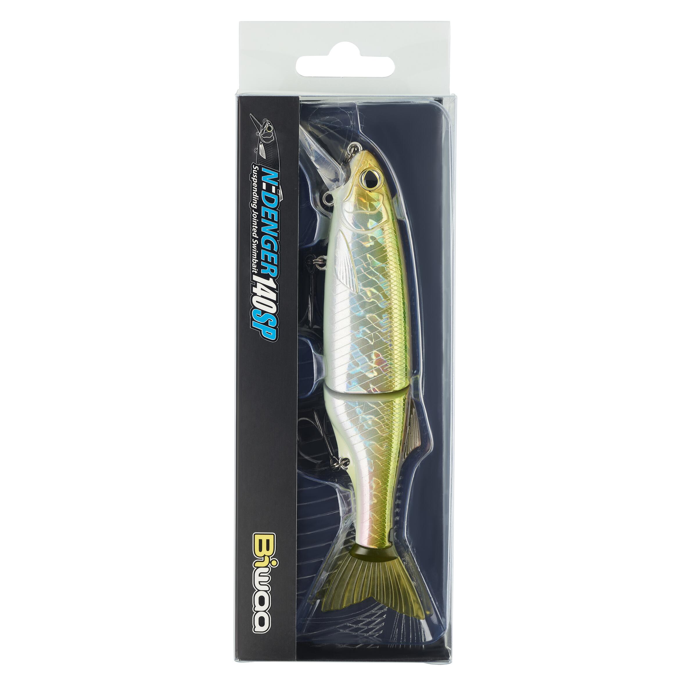 LURE FISHING FOR PIKE BIWAA NDENGER 140SP GREEN BACK 4/4